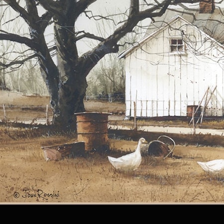 Homeroots Puddle Jumpers 2 Black Framed Print Wall Art 407396