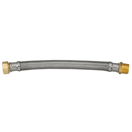 Seatsolutions 7213-12-34-7 Connector - 0.75 Female Iron Pipe x 12 in. - Stainless Steel SE567377