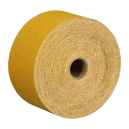 3M Sandpaper Roll, Grit 120, Coated, Gold 7100373233