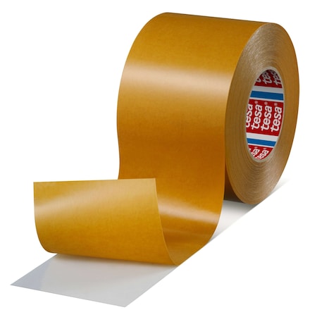 Tesa 4970 Double Sided PVC Film Tape, 8.9 Mil, White, 3in x 60yd 4970-3-60