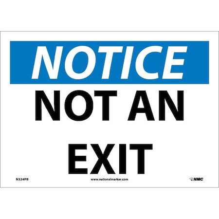 Nmc Notice Not An Exit Sign N324PB