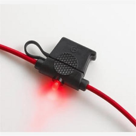 Metra Electronics In Line Indicating LED Fuse Holder, Regular Fuses METLPR-04B-I-12R