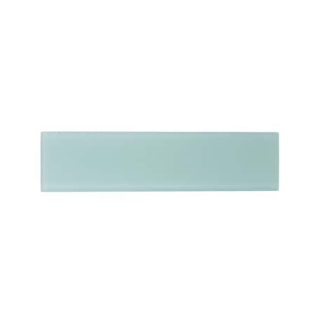 Apollo Tile Blizzard Blue 3 in x 12 in Glass Matte Wall Subway 5 sqft/case, 20PK APLA88047M 3X12A