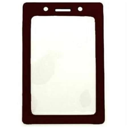 Brady BADGE HOLDER, DATA/CREDIT CARD, BLACK FRAME VINYL BADGE HOLDER, SLOT 1820-3001