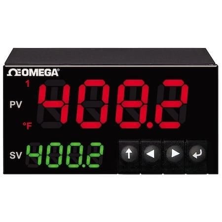Omega Temperature, Process & Strain Controller, T/C, RTD, Thermistor, Analog V/I, Strain, 1 I/P, 1x SPDT, CN8DPT-305