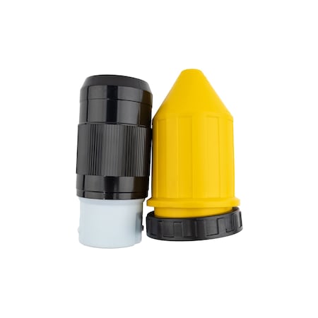 Power Sentry RV Inlet, SS2-50R, 50 A, 125-V/250 V, Yellow/Black GLRV50TR-kit