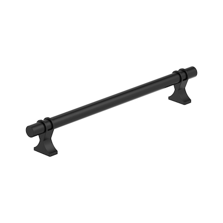 Amerock Davenport 12 inch 305mm Center-to-Center Matte Black Appliance Pull BP36697MB