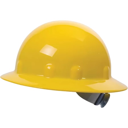 Fibre-Metal By Honeywell Type I, Full Brim Smooth Dome Hard Hat w/Thermoplastic Shell, 8-Point Suspension and Wheel Ratchet Ad E1RW02A000