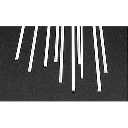 Plastruct 0.09 in. BFS-3 Styrene, I-Beam -White, 10PK PLS90512