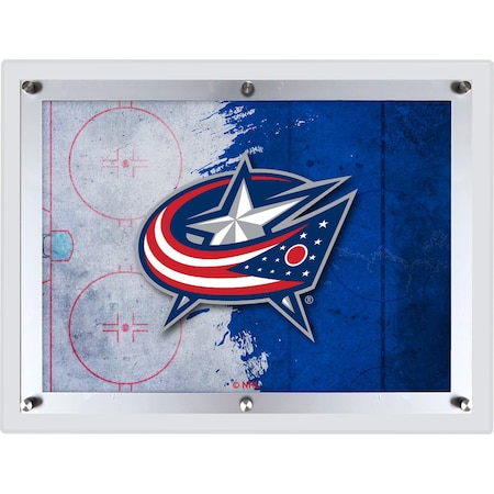 Holland Bar Stool Co Columbus Blue Jackets 32 in. x 23.5 in. Backlit LED Sign by Company LBLedA