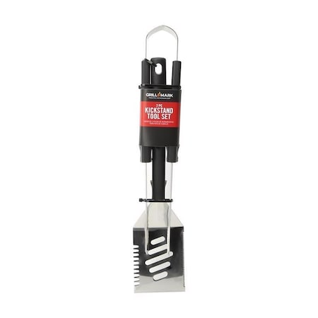 Grill Mark Stainless Steel Black/Silver Grill Tool Set 2 pc, 2PK 00122ACE