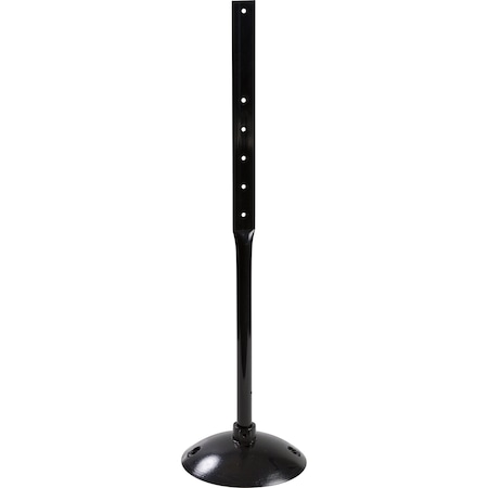 Brady Movable Sign Posts - 16 1/2 Lb, 4ft H x 14in Dia, Black 86336