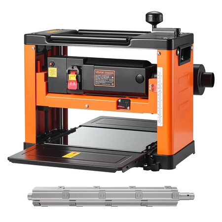 Vevor Thickness Planer Three-Blade Power Benchtop Planer Woodworking 2000W 13 in M1B-LS-3301