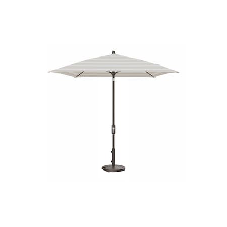 Treasure Garden 7.5 ft Square Patio Umbella, aluminum, fiberglass ribs, outdoor, Direction Linen Stripe UM847SQ-00 40599-01 Direction Linen Stripe