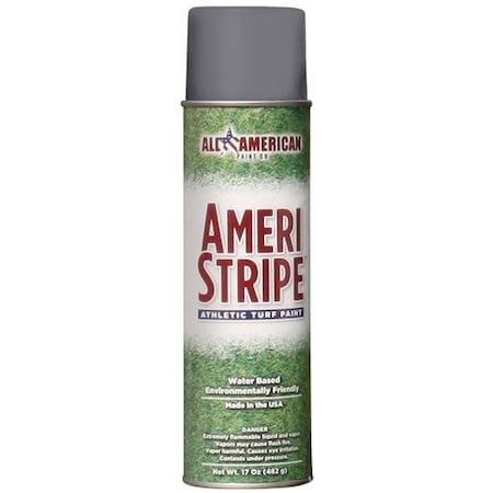 All American Paint Gray Athletic Aerosol Field Paint, 12PK 1200