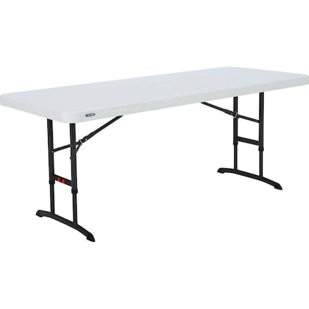 Workstationpro Commercial Adjustable Height Folding Table, Almond - 30 x 72 in. TH3653604