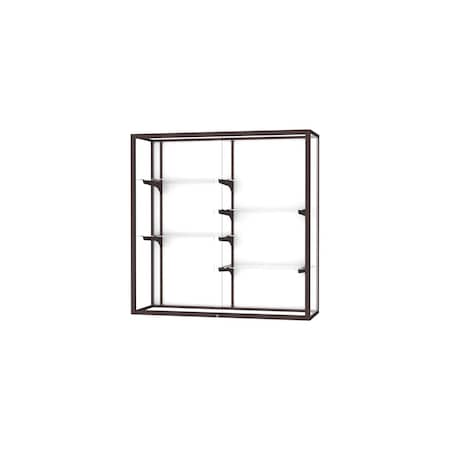 Ghent Champion Wall Case Display 48x48x16, Wall Case, White 2040-4-WB-BZ