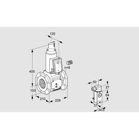 Honeywell Kromschroder VAS8100F05LW3B/P3/MM KS88207244