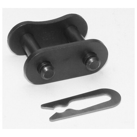 Senqcia Frdm Series Single Strand Spring Clip Connecting Link, 40FS, .5P, .71 OAW, .156 Pin 40FSCL