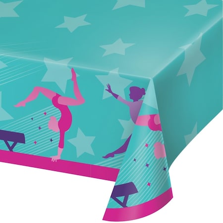 Commander In Chef 54 x 102 in. Gymnastics Party Paper Tablecloths, 6PK CO3517753