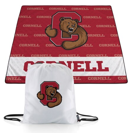 Picnic Time Family Of Brands NCAA Cornell Big Red Impresa Picnic Blanket - Lightweight Beach Blanket - Machine Washable 819-01-999-686-0