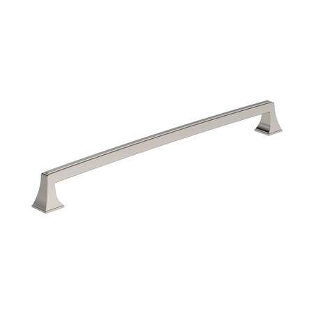 Amerock Mulholland 12-5/8 inch 320mm Center-to-Center Polished Nickel Cabinet Pull BP53537PN