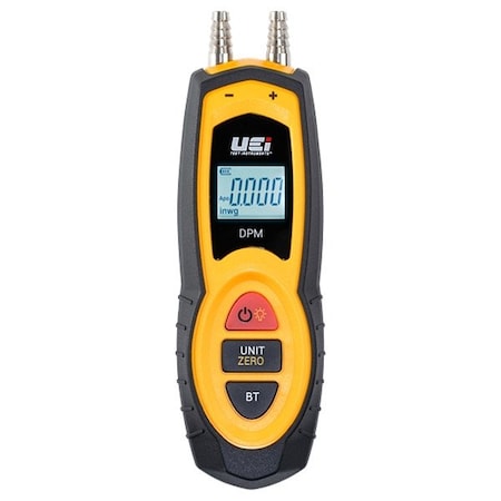 Uei Test Instruments DigitalManometer, Differential, , BklitLCD DPM