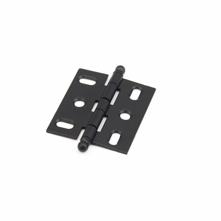 Schaub Ball Tip Mortise Cabinet Hinge Flat Black Finish 1111B-FB
