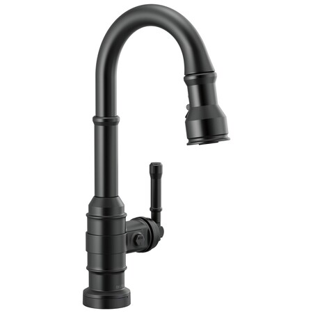Delta Broderick Touch2O Bar / Prep Faucet With Touchless Technology In Matte Black 9990TL-BL-DST