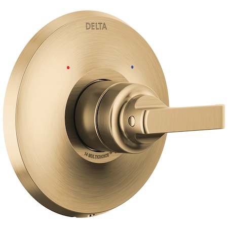 Delta Tetra 14 Series Valve Only Trim In Lumicoat Champagne Bronze T14089-CZ-PR