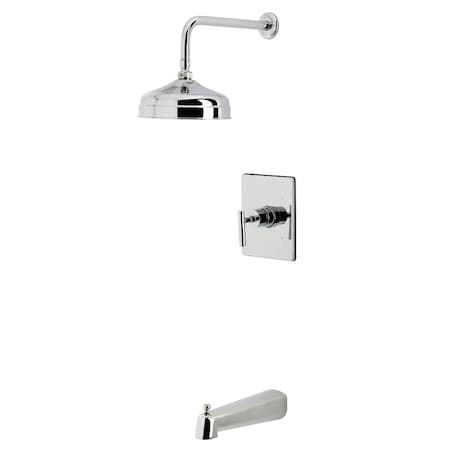 Kingston Brass Single-Handle Pressure Balanced Tub and Shower Faucet, Polished Chrome KB6341CML