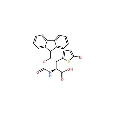 Ak Scientific Fmoc-L-2-(5-Bromothienyl)-Ala-OH (250mg), CAS 220497-50-7 V1040-250mg