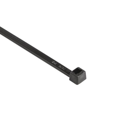Hellerman Tyton High-Temp Cable Tie, 8" Long, UL Rated, 50lb Tensile Strength, PA66HIRHSUV, Black, 1000PK 111-01566