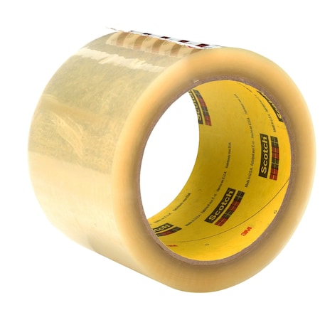 Scotch Packing Tape, 2.5 mil Thick, 2.83 in W x 54.68 yd L, 3 in Core Dia., Clear 373 845