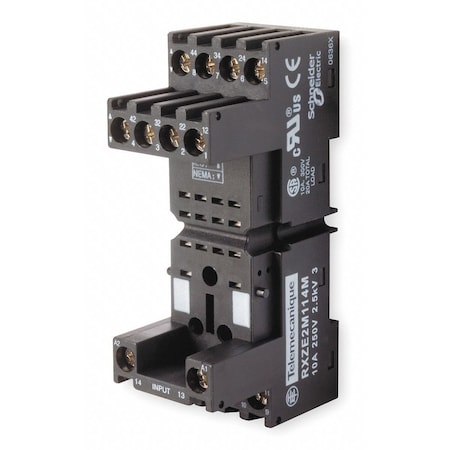 Square D RELAY SOCKET 300V 10A RUZ +OPTIONS RXZE2M114M
