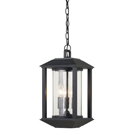 Troy Lighting Mccarthy 3 Light Lantern 8.5 In. Weathered Graphite F7287