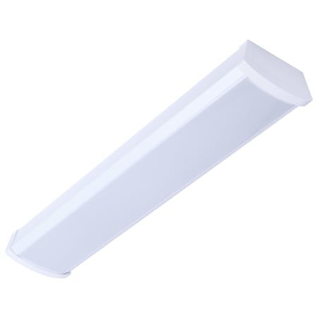 Nuvo LED 2 Foot Ceiling Wrap, 20W, 27K/30K/35K/40K/50K CCT Selectable, White Finish, 120-277 Volt 65/1210