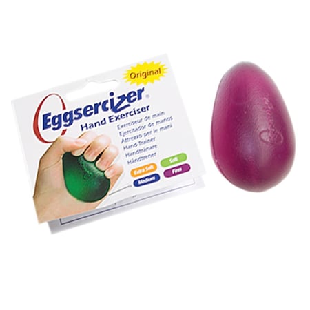 Fabrication Enterprises Eggsercizer Hand Exerciser - Purple, firm FA124301
