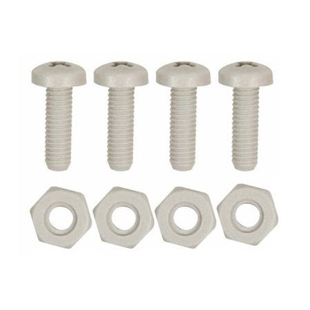 Custom Accessories Fastener License Nyl 4Pk 93332