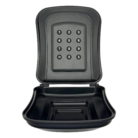 Nu-Set Lock Box, Push-Button Combination, Metal 7061