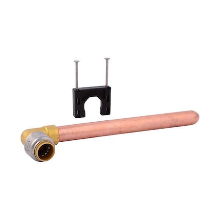 Sharkbite Cap, Brass, Push-to-Connect 5/8 in UR351A