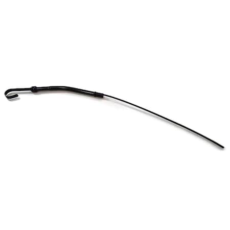 Strike3 Engine Oil Dipstick Solid Tube Block Mount for 1979 Small Block Chevy Thru, Black ST2466499