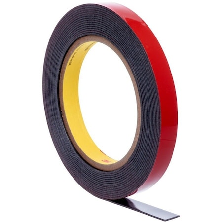 3M Acrylic Plus HighBondTape 06389 Blk, PK12 06387