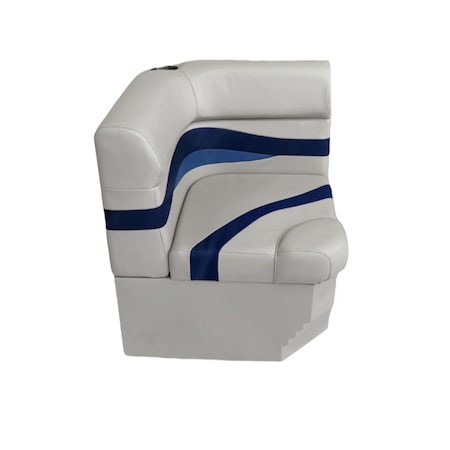 Horizon Mfg Elite Series Radius Corner Cushion with Base Gray/Navy/Blue 3207-3011-ABDK