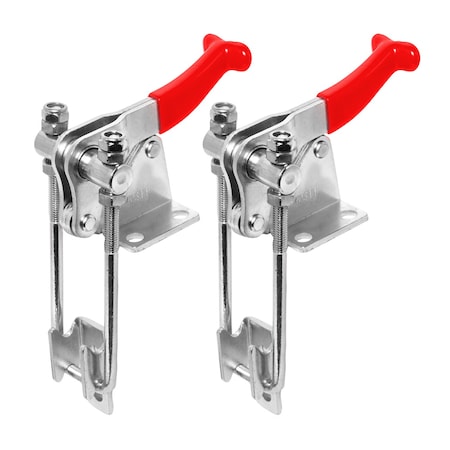 Powertec Toggle Clamp, 1980 lbs Cap., 40344 Adj. 90 Degree Vertical U Bolt Latch, Antislip Hand Grip, 2PK 20324-P2N