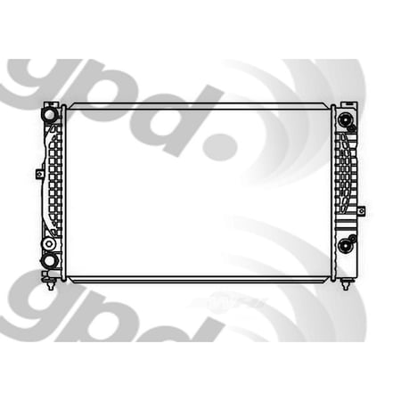 Global Parts Distributors Radiator 2034C