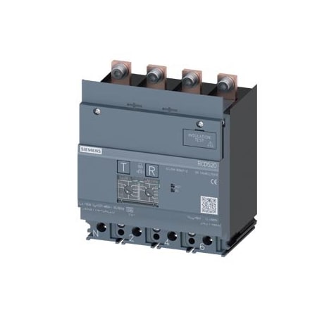 Siemens residual current device RCD520 basic RCD type A loadside mounted rated 3VA9114-0RL20