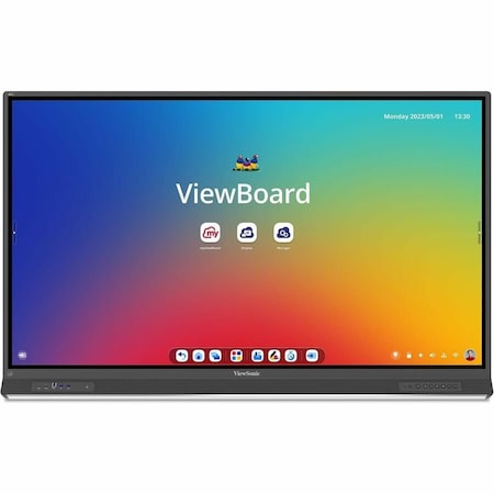 Viewsonic 65IN VIEWBOARD 4K INTERACTIVE FLAT PANEL, 3840 X 2160 RESOLUTION, TAA COMPLIANT. IFP6553-ED-M