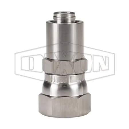 Dixon Crimp Collar, 1 in, Female JIC Swivel, 304 SS, Domestic FJS-16-16
