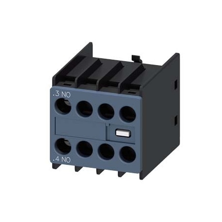 Siemens auxiliary switch, on the front, 1 NO, .3/.4, -/-, -/-, -/-, current 3RH2911-1HA10